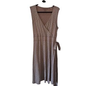TOAD&CO Cue Wrap Dress XL Midi Granola‎ Girl Outdoors Camping Hiking Summer